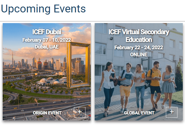 ICEF Events 2022