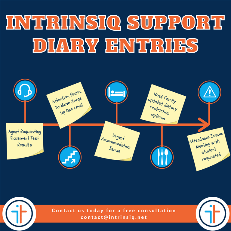 Intrinsiq Support:Diary Entries