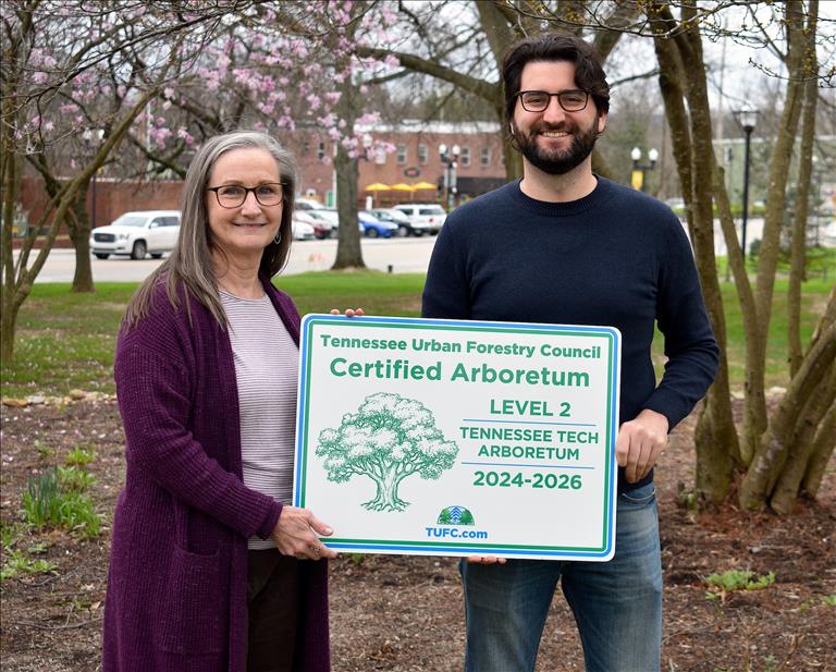 Tennessee Tech campus recognized as certified arboretum