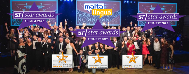 Maltalingua School of English Named Finalist in the Study Travel Star Awards 2023! 