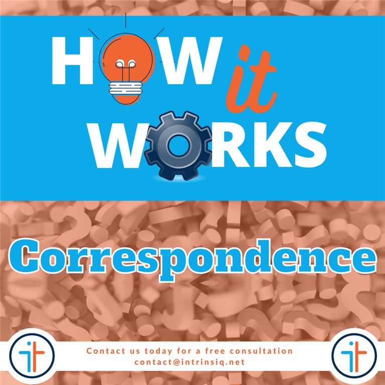 How Intrinsiq Works - Correspondence 