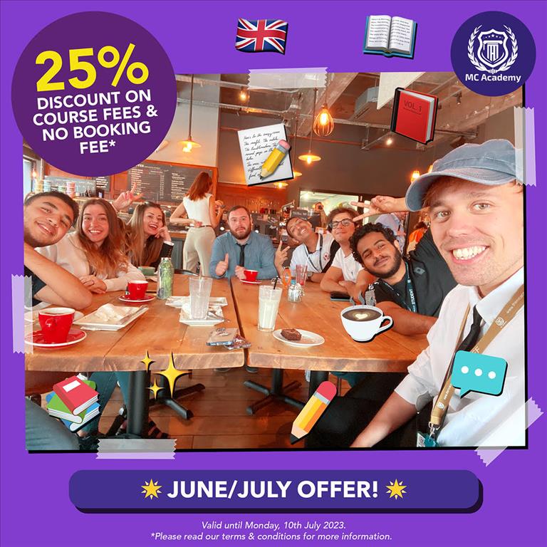 25% Discount on Course Fees, Homestay Host Opportunities and Business English at MC Academy