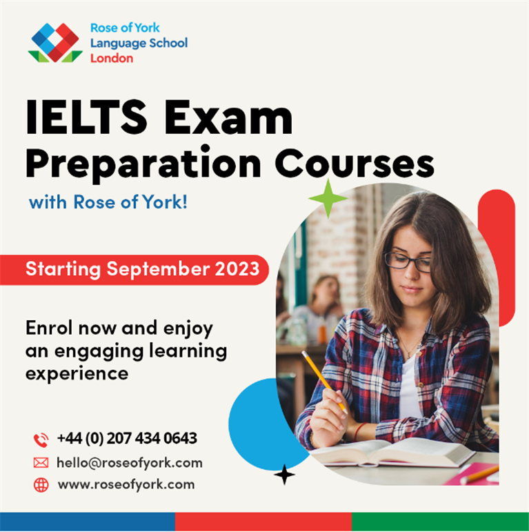 10% discount from Rose of York on IELTS Preparation Course 