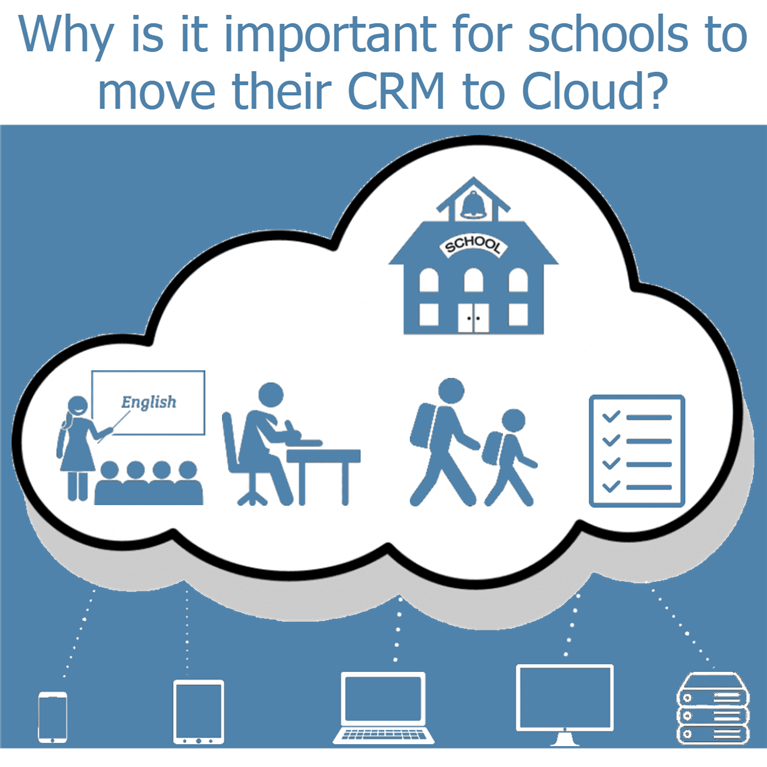 Why is it important for schools to move their CRM to Cloud?