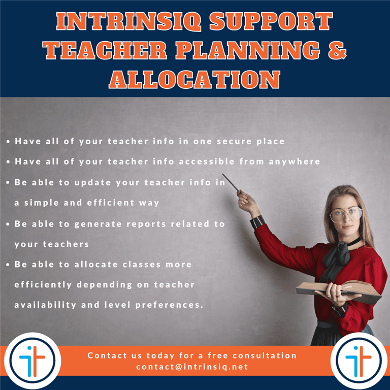 Teacher Planning and Allocation
