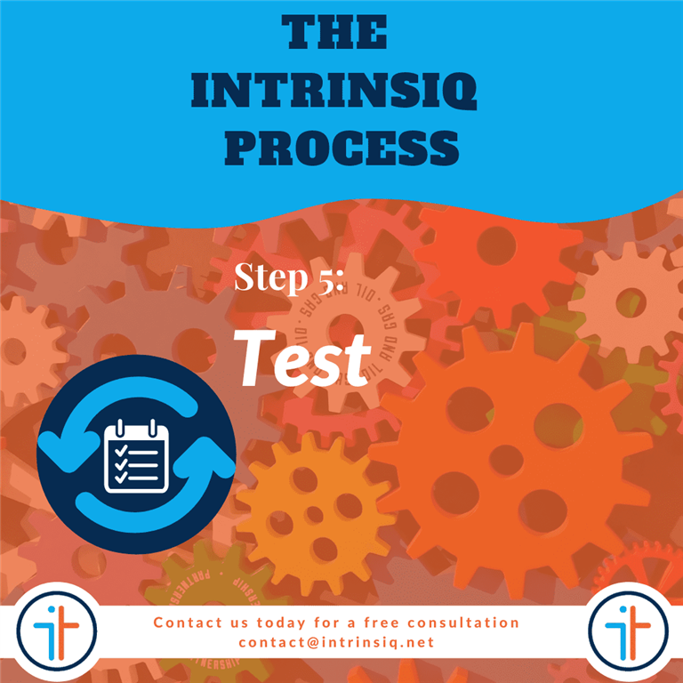 In this part of the process, the aim is to go back and forth between the “building” part and the “testing” part.